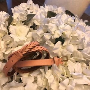 Jcrew soft pink belt